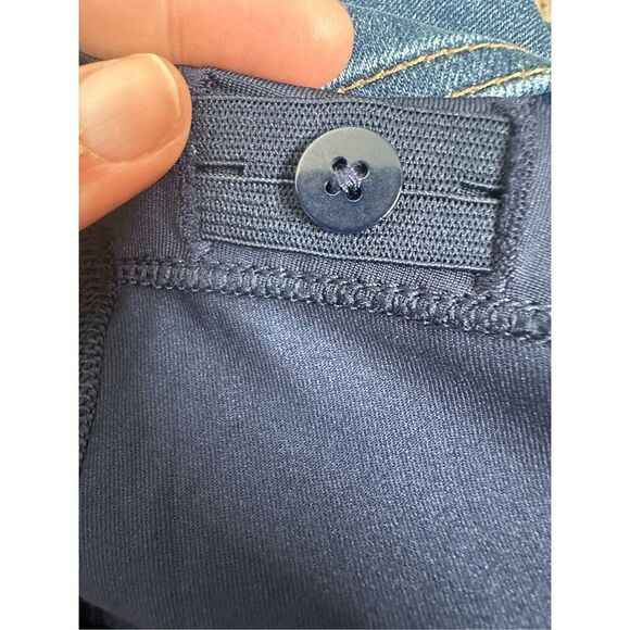 Madewell size 36 Maternity Skinny Jean Danny Wash Full Belly Cover Jeggings New - Picture 8 of 11